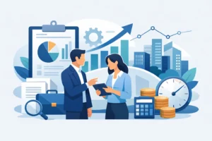 Consultoría financiera empresarial que da control